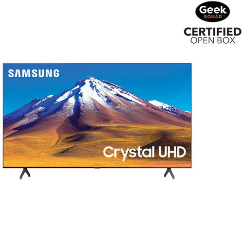 Open Box - Samsung 75" 4K UHD HDR LED Tizen Smart TV (UN75TU6900FXZC) - 2020 - Titan Grey