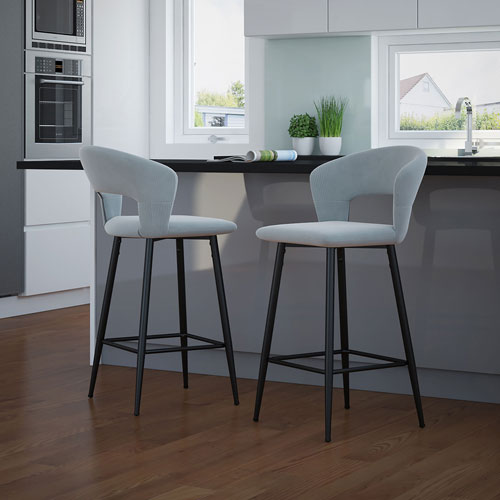 Camille Modern Counter Height Barstool, Inexpensive Bar Stools With Arms