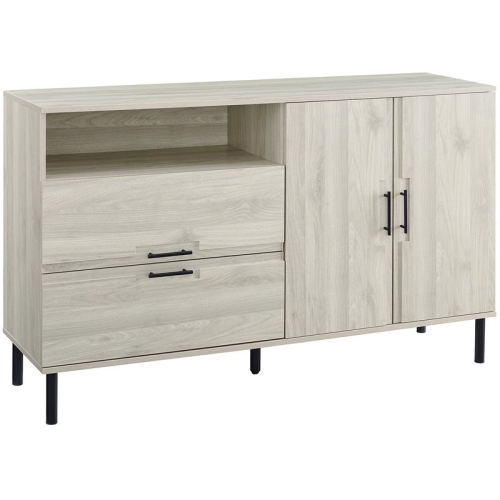 WALKER EDISON Kinely 56" Modern Detailed Door Frame Sideboard In Birch The manual has every detail that you need