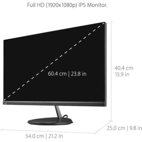 ViewSonic VX2485-mhu - 24" Display, IPS Panel, 1920 x 1080 Resolution VX2485-MHU