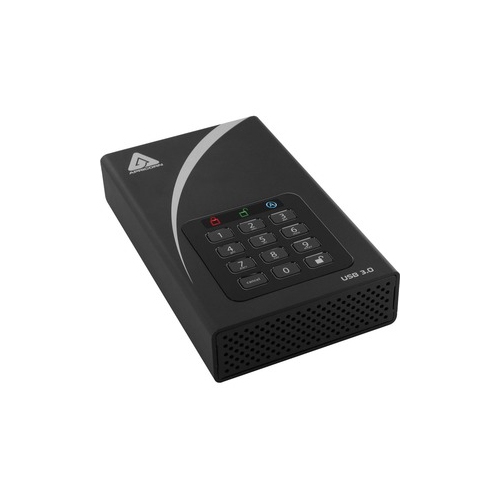 Apricorn Aegis Padlock DT ADT-3PL256-8000 8 TB Desktop Hard Drive - 3.5" External ADT-3PL256-8000