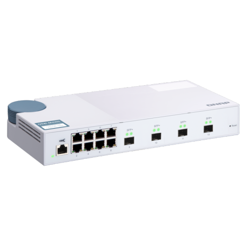 QNAP QSW-M408S 10GbE Managed Switch, with 4-Port 10G SFP+ and 8-Port Gigabit
