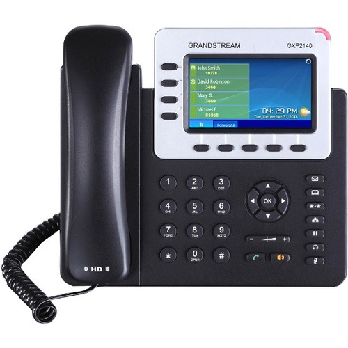 Grandstream GXP2140 IP Phone - Wall Mountable GXP2140
