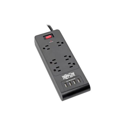 TRIPP LITE SURGE PROTECTOR POWER STRIP 6 BLK