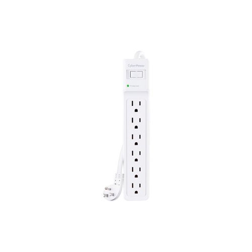 CYBERPOWER SYSTEMS INC SURGE 6 OUTLET 15 CORD 1500J WHT
