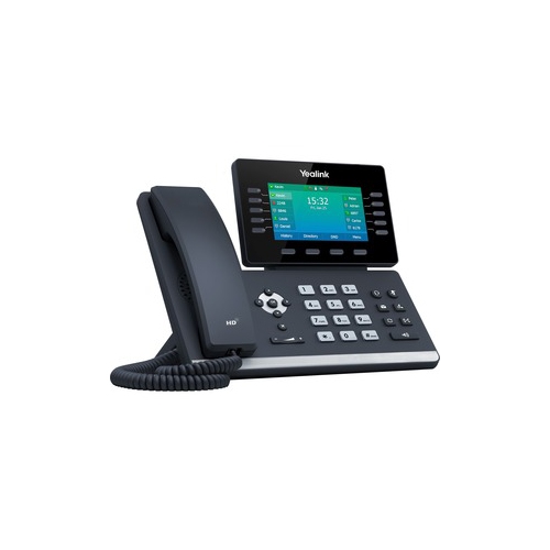 Yealink SIP-T54W IP Phone - Corded - Corded/Cordless - Wi-Fi, Bluetooth - Wall Mountable, Desktop - Classic Gray SIP-T54W
