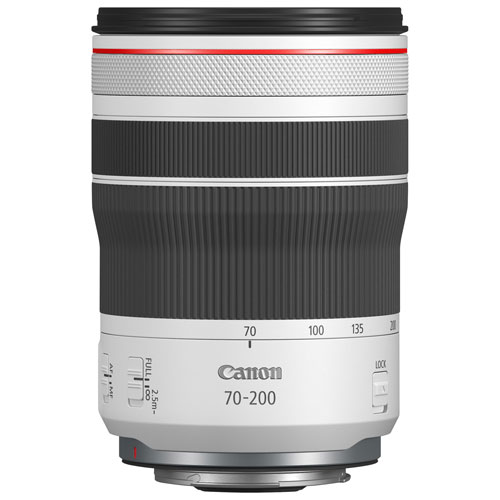 Canon RF 70-200mm f/4 L IS USM Lens - White