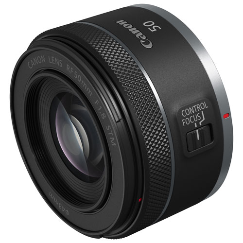 Objectif RF 50 mm f/1,8 STM de Canon - Noir