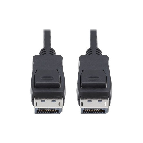 Tripp Lite DisplayPort 1.4 Cable with Latching Connectors, 8K, M/M, Black, 6 ft. P580-006-V4