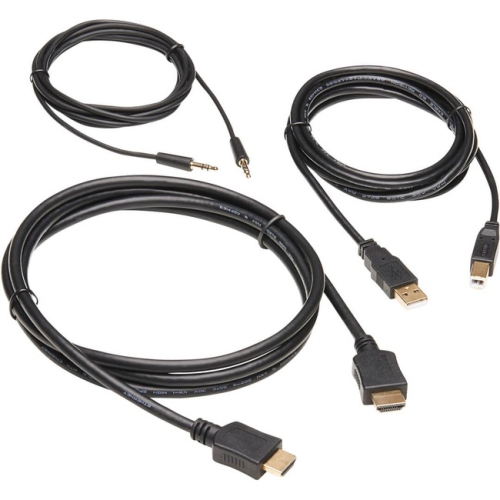 Tripp Lite – Trousse de câbles KVM HDMI, HDMI 4K, USB 2.0, audio 3.5 mm, noir, 6 piP782-006-HA