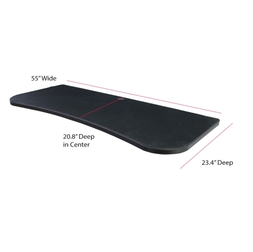 Bureau d’ordinateur/de jeu motorisé à hauteur réglable de 55 po FS-M55i de Boost Industries