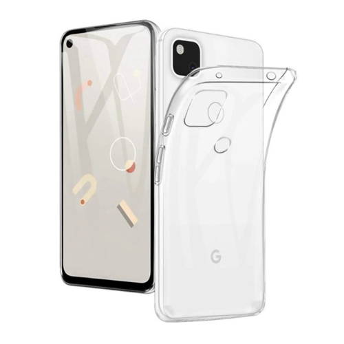 CSMART  【】 Ultra Thin Soft Tpu Silicone Jelly Bumper Back Cover Case for Google Pixel 4A 5G 2020 (6.2"), Clear