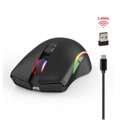 Cordless RGB Gaming Mouse 2.4G Wireless with USB-C Charging - axGear