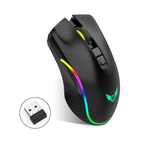 Cordless RGB Gaming Mouse 2.4G Wireless with USB-C Charging - axGear