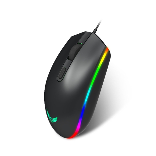 Computer Gaming Mouse 1600DPI 3 Buttons RGB LED Backlight Optical Ergonomic Mice - axGear