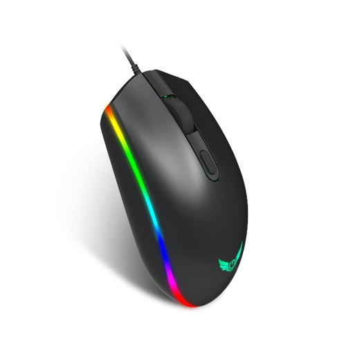 Computer Gaming Mouse 1600DPI 3 Buttons RGB LED Backlight Optical Ergonomic Mice - axGear