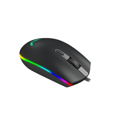 Computer Gaming Mouse 1600DPI 3 Buttons RGB LED Backlight Optical Ergonomic Mice - axGear