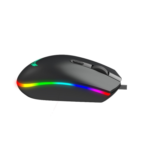 Computer Gaming Mouse 1600DPI 3 Buttons RGB LED Backlight Optical Ergonomic Mice - axGear