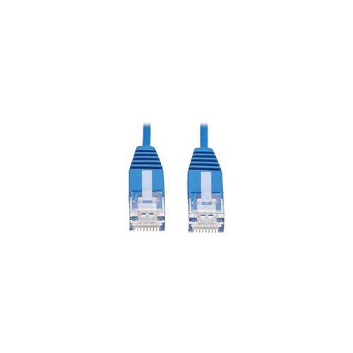 Tripp Lite N200-UR6N-BL Cat6 Ultra-Slim Ethernet Cable, Blue, 6 in. N200-UR6N-BL