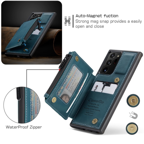 CaseMe Cuir Flip Étui Portefeuille emplacements de carte Support Housse Pour Samsung Galaxy Note 20