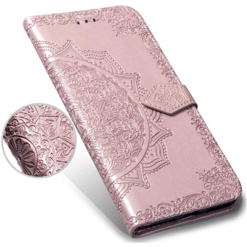 Luxury Embossed Mandala Floral Pattern Premium PU Leather Flip Wallet Case SKYXD Luxury 3D for Samsung Galaxy Note 20 Ultra