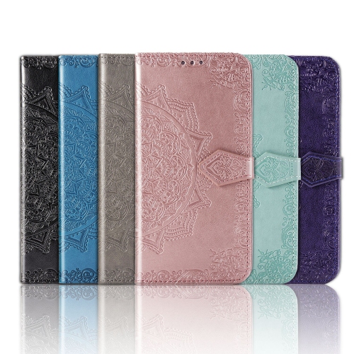 Luxury Embossed Mandala Floral Pattern Premium PU Leather Flip Wallet Case SKYXD Luxury 3D for Samsung Galaxy Note 20 Ultra