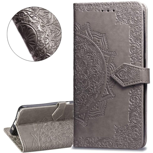 Luxe cuir cuir fleur Mandala étui portefeuille cuir pu haut de gamme SKYXD Luxury 3D pour Galaxy Note 20 de Samsung