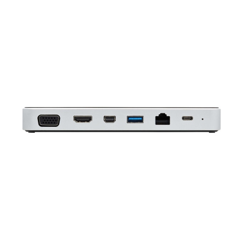Tripp Lite USB C Docking Station with 60W PD Charging - Gray