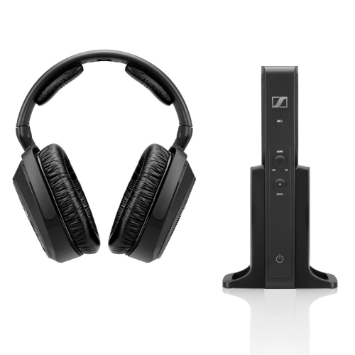 Refurbished - Sennheiser RS 175 Over-Ear TV RF Wireless Headphones -Black- Certified Refurbished