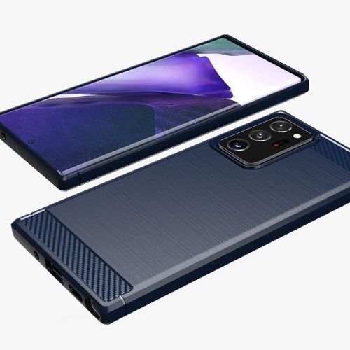 PANDACO – Étui en métal brossé rouge pour Samsung Galaxy Note 20