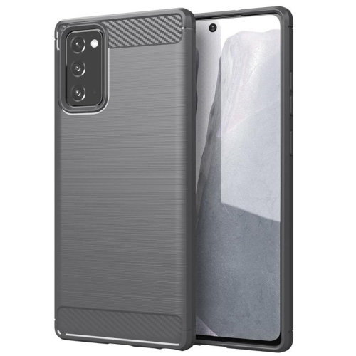 PANDACO Grey Brushed Metal Case for Samsung Galaxy Note 20