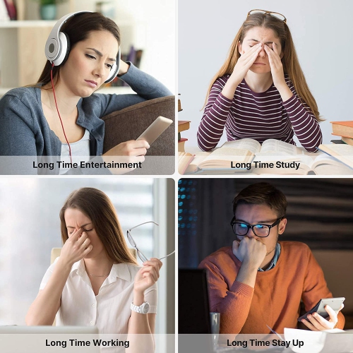 RENPHO Eye Massager with Heat, Compression Bluetooth Music Rechargeable Eye Therapy Massager for Relieve Eye Strain Dark Circles Eye Bags Dry Eye Improve Sleep (White)