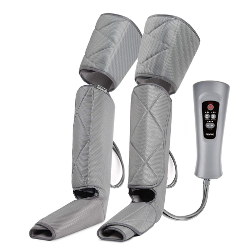 Renpho Leg Massager for Circulation and Relaxation, Calf Feet Thigh Massage, Sequential Wraps Device with 6 Modes 4 Intensities, Helps to Relax Legs,