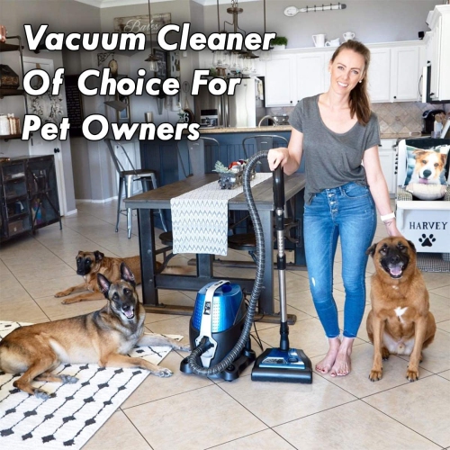 Sirena Bagless Canister Vacuum Cleaner | Powerful 2-Speed Motor with Water Based Filtration System | Pet & Allergy Pro