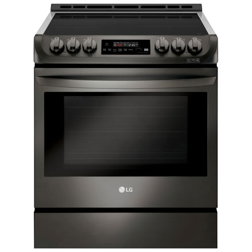 LG 30" True Convection Slide-In Induction Range - Black - Open Box - Perfect Condition