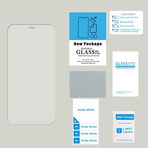 iPhone 12 Pro Max Screen Protector, Yunerz Tempered Glass Screen Protector for Apple iPhone 12 Pro Max 6.7inch