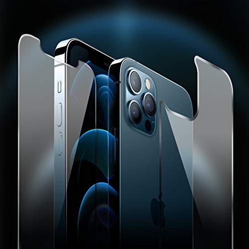 SHACORYZE  Front And Back Screen Protector for Iphone 12 Pro / 12, Tempered Glass [Haptic Touch] Front And Rear Temper Film