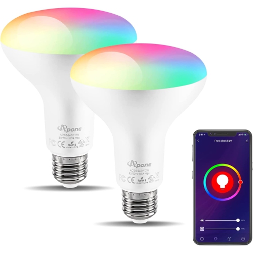 Apone Smart LED Colorful Light Bulb 13W with Alexa and Google