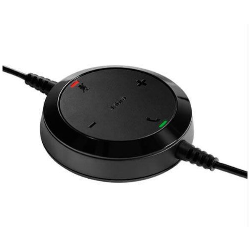 JABRA Evolve 20 On-Ear Monaural Sound Isolating Headphones with Mic - Black