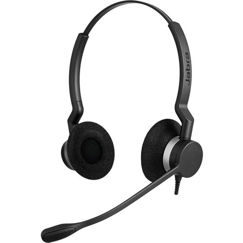 Casque d’écoute à suppression du bruit Biz 2300 de Jabra avec microphone - Noir