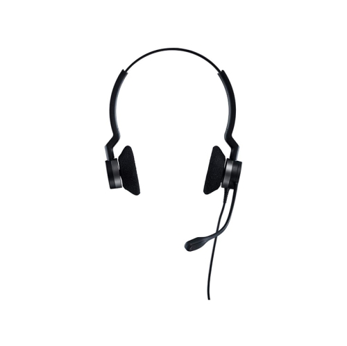 Jabra Biz 2300 On-Ear Noise Cancelling Sound Isolating Headphones with Mic - Black