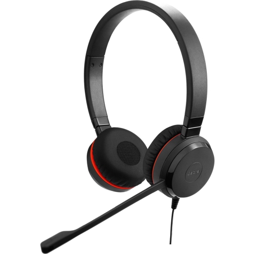 Jabra Evolve 30 II On-Ear Sound Isolating Headphones with Mic - Black