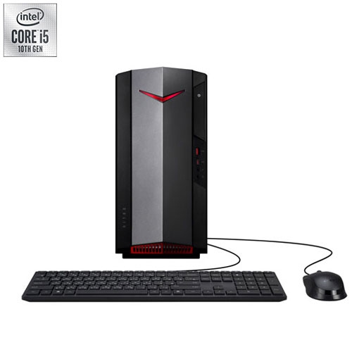 Acer Nitro 50 Gaming PC (Intel Core i5-10400F/512GB SSD/12GB