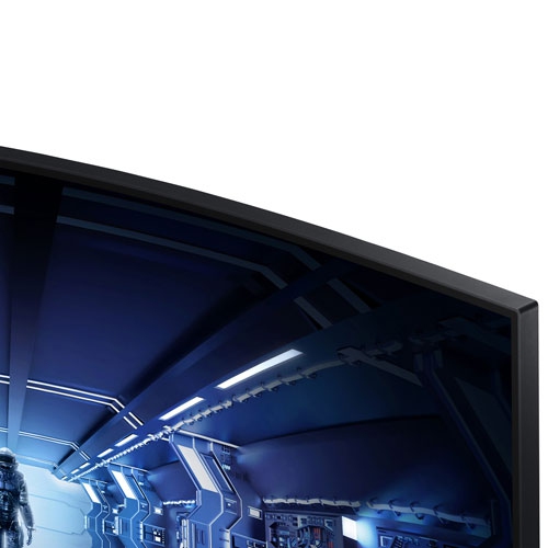 Samsung Odyssey 27" WQHD 144Hz 1ms GTG Curved VA LED FreeSync Gaming Monitor - Black - Open Box