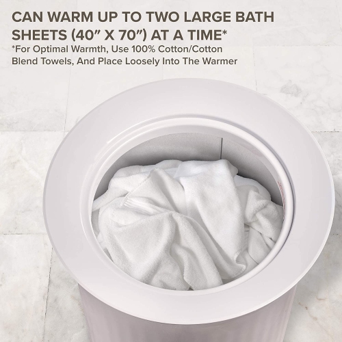Live Fine Towel Warmer | Large Bucket Style Luxury Heater with LED Display, Adjustable Timer, Auto Shut-Off | Fits Up to Two 40” x 70” Oversized Bath