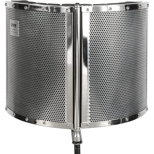 LyxPro VRI-30 - Portable & Foldable Sound Absorbing Vocal Recording Panel - Stand Mount