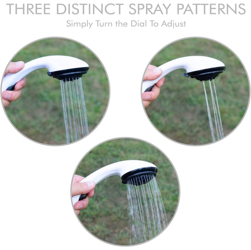 Radiateur portatif à eau au propane et pompe de douche de randonnée