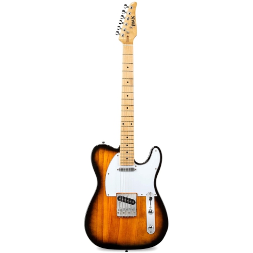 Image 1 of 7.. LyxPro 39” Electric Telecaster Guitar | Solid Full-Size Paulownia Wood Body, 3-Ply Pickguard, C-Shape Neck, Ashtray Bridge, Quality Gear Tuners,