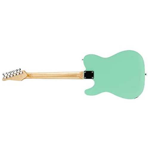 LyxPro 39” Electric Telecaster Guitar | Solid Full-Size Paulownia Wood Body, 3-Ply Pickguard, C-Shape Neck, Ashtray Bridge, Quality Gear Tuners,