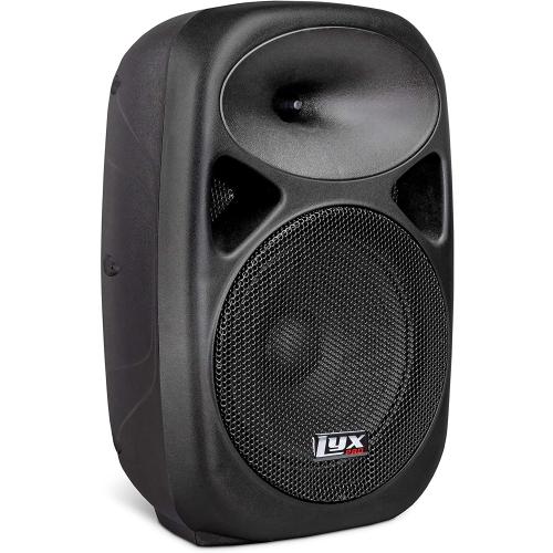 LyxPro 8” Inch Active PA Rechargeable Battery Speaker System, Equalizer, Bluetooth Connection, SD Slot USB MP3 AUX, Mic, Guitar, 1/4" 1/8" 3.5mm Inpu